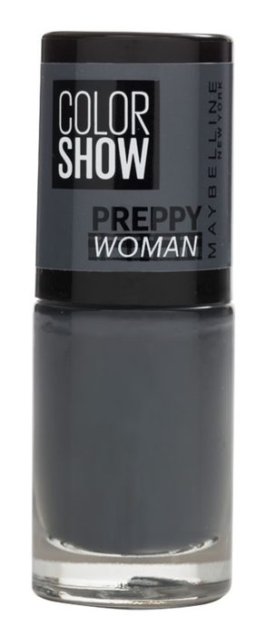 Maybelline Color Show Preppy Woman Nail Polish 76 Empire Grey - Beautynstyle
