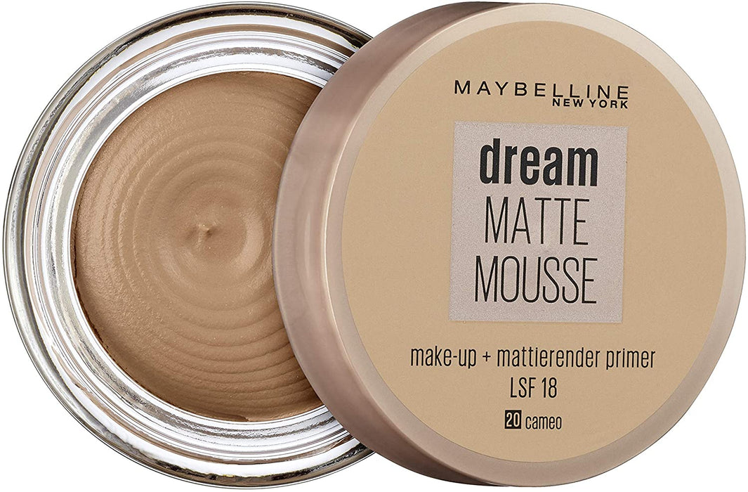 Maybelline Dream Matte Mousse Make Up Primer 20 Cameo - Beautynstyle