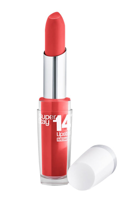Maybelline Super Stay 14hr Lipstick Megawatt 575 Red Rays - Beautynstyle