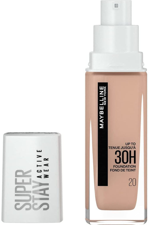 Maybelline Super Stay Active Wear 30 Hour Foundation 20 Cameo - Beautynstyle