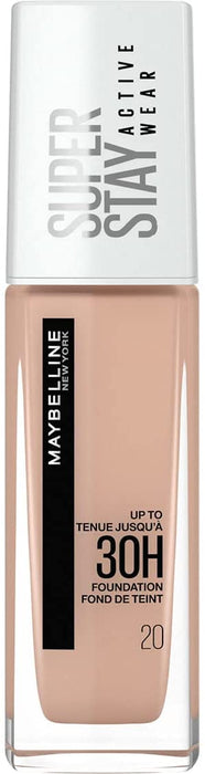 Maybelline Super Stay Active Wear 30 Hour Foundation 20 Cameo - Beautynstyle