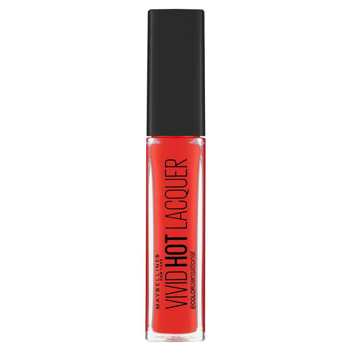 Maybelline Vivid Hot Lacquer Lipstick 70 So Hot - Beautynstyle