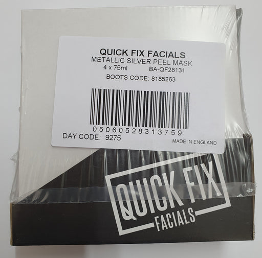 Quick Fix Facials Silver Peel Mask Pack Of 4 - Beautynstyle