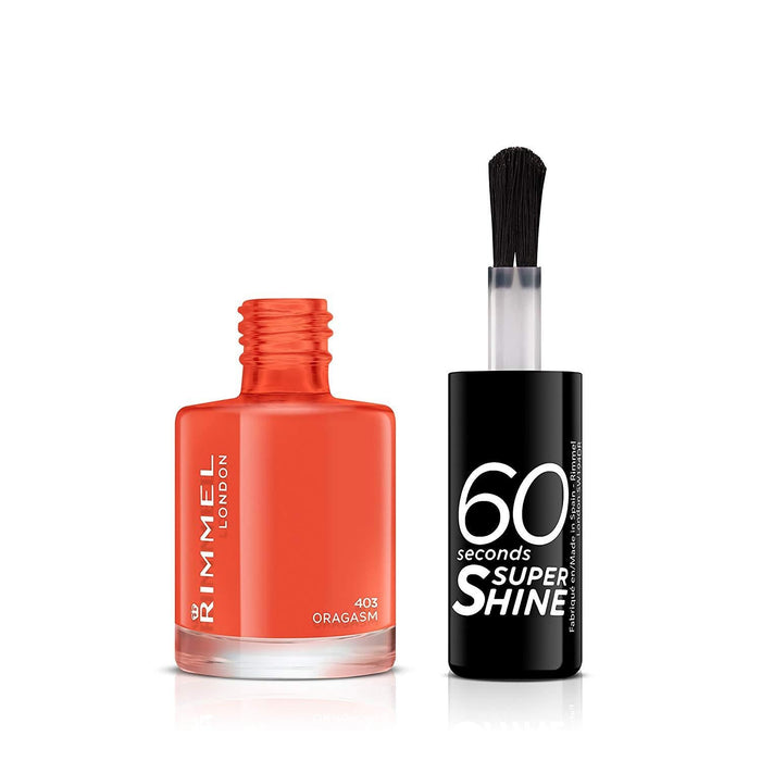 Rimmel 60 Seconds Super Shine Nail Polish 403 Oragasm - Beautynstyle