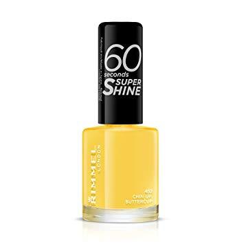 Rimmel 60 Seconds Super Shine Nail Polish 452 Chin Up Buttercup - Beautynstyle