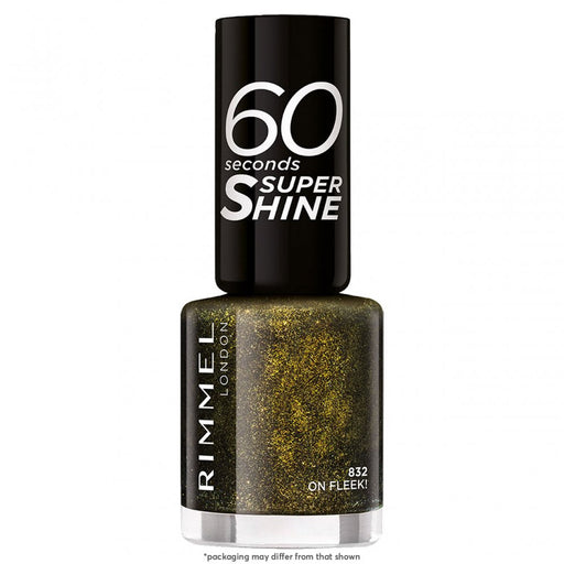 Rimmel London 60 Seconds Super Shine Nail Polish 832 On Fleek! - Beautynstyle