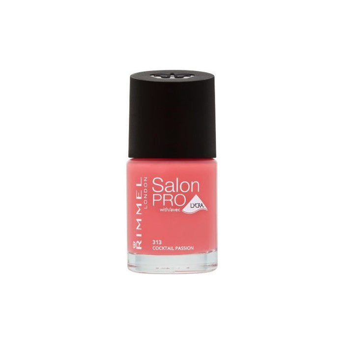 Rimmel London Salon Pro Lycra Nail Polish 313 Cocktail Passion - Beautynstyle