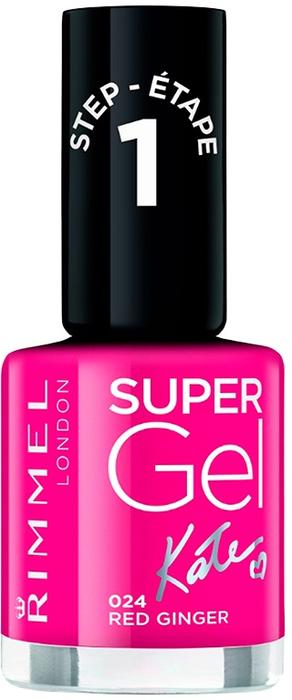 Rimmel London Super Gel By Kate Nail Polish 024 Red Ginger - Beautynstyle