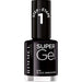 Rimmel London Super Gel Nail Polish 070 Black Obsession - Beautynstyle