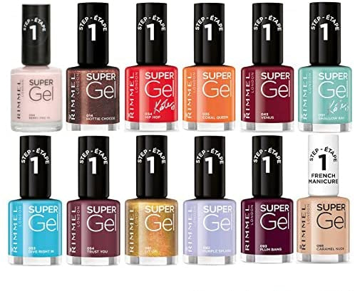 Rimmel London Super Gel Nail Polish Assorted Set of 10
