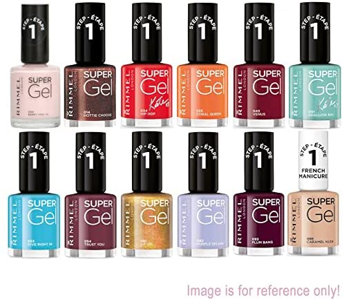 Rimmel London Super Gel Nail Polish Assorted Set of 10 - Beautynstyle