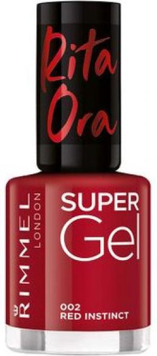 Rimmel London Super Gel by Rita Ora Nail Polish 002 Red Instinct - Beautynstyle