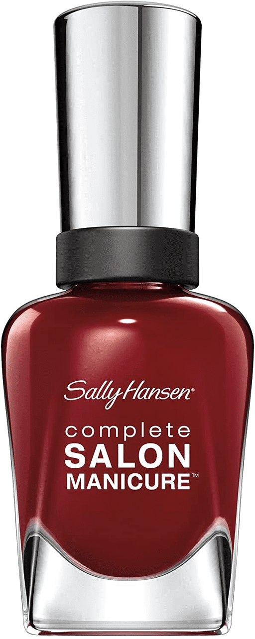 Sally Hansen Complete Salon Manicure Nail Polish 610 Red Zin - Beautynstyle