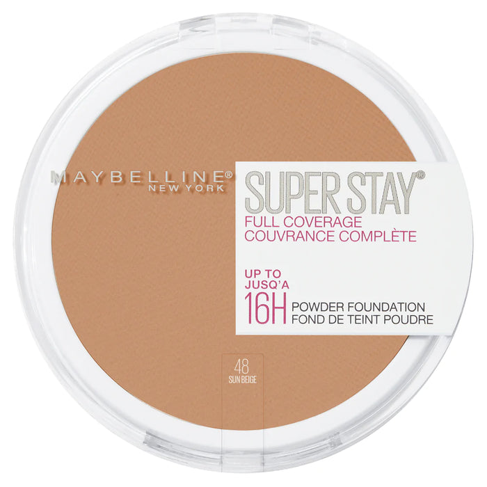 Maybelline Superstay Full Coverage 16HR Powder Foundation 48 Sun Beige - Beautynstyle