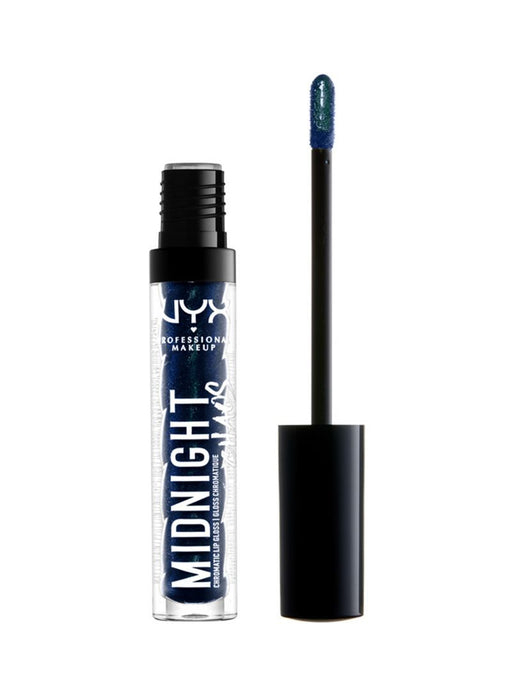 NYX Midnight Chaos Chromatic Lip Gloss 10 Melted Onyx - Beautynstyle