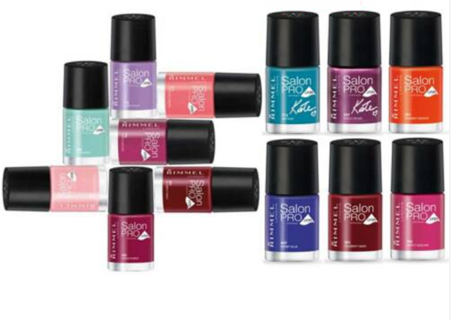Rimmel London Salon Pro Nail Polish Assorted Set Of 9