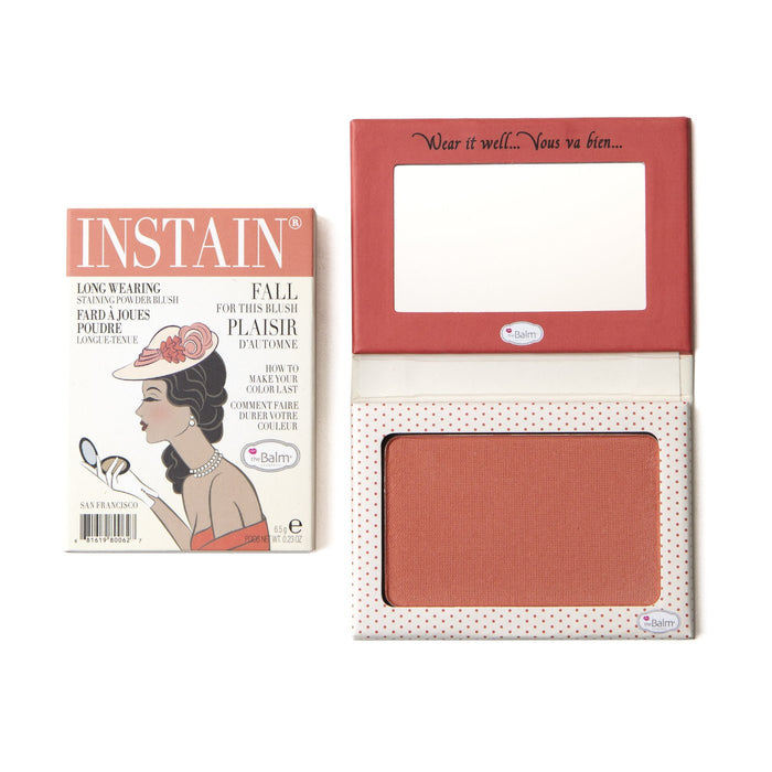 the Balm Instain Long Wearing Staining Powder Blusher Swiss Dot - Beautynstyle