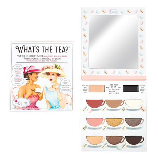 the Balm What's The Tea Hot Tea Eyeshadow Palette - Beautynstyle